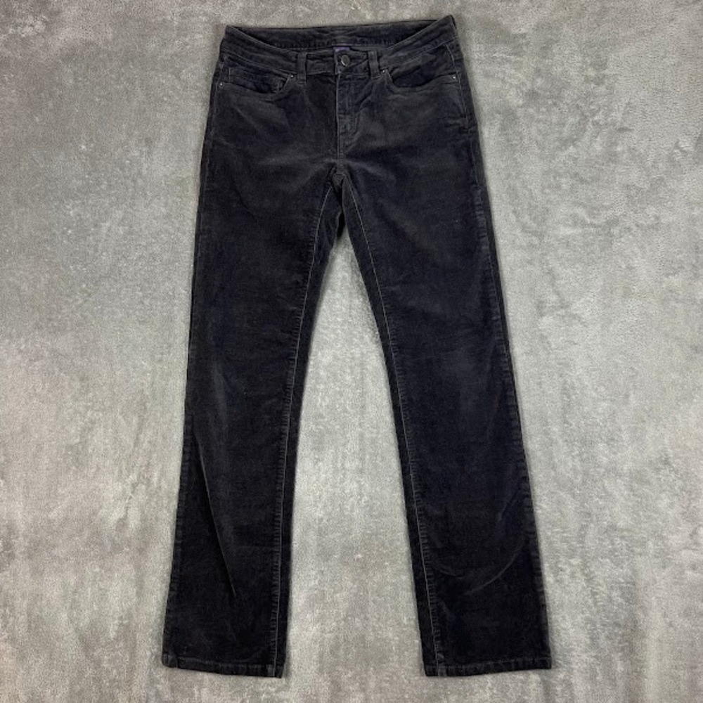 Patagonia Straight Leg Corduroy Pants Womens 27 Charcoal Outdoor Performance
